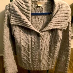 Women’s Michael Kor’s Grey Knit Cardigan